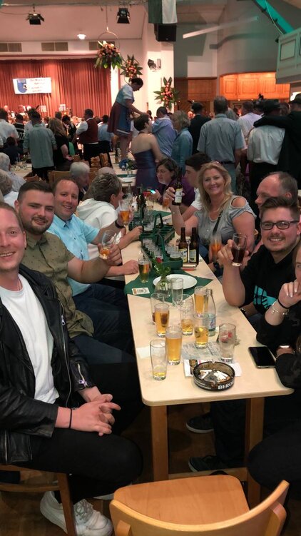 Hier sehen ein Bild vom Samstagabend