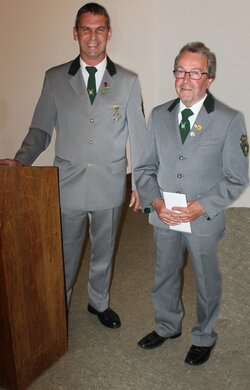 Hier sehen Sie den neuen 2 Vorstizenden Marco Koch und Klaus Höhle