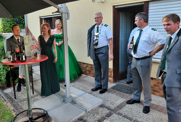 Treffen des beim König 